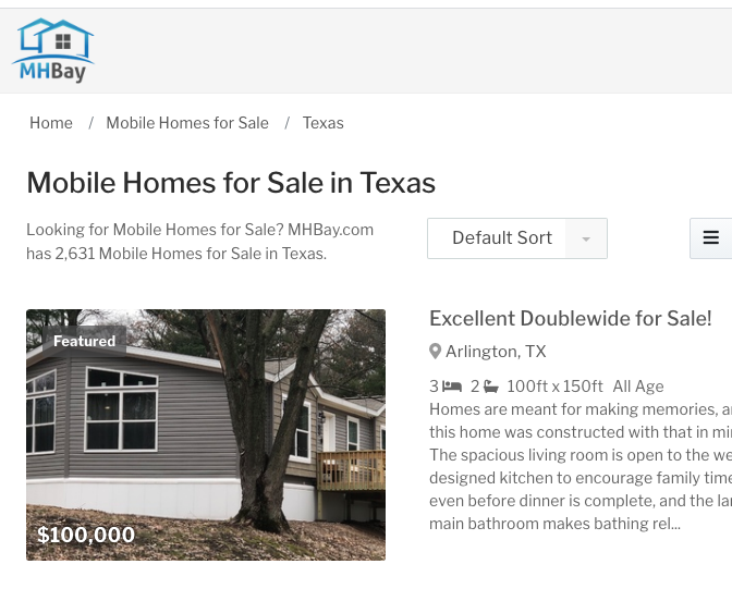 Featured listings sample